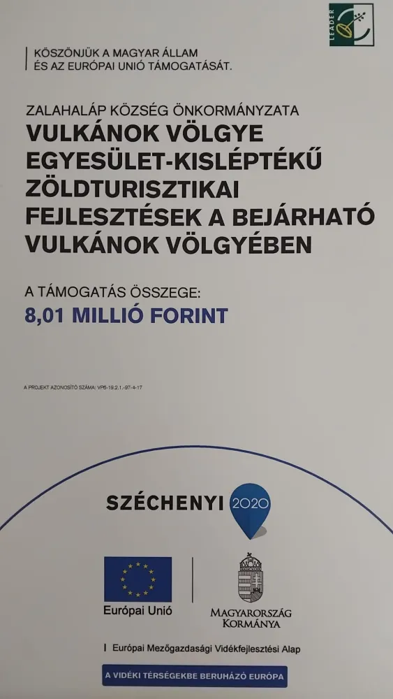 Vulkánok Völgye Egyesület-Kisléptékű zöldturisztikai fejlesztések a bejárható vulkánok völgyében
